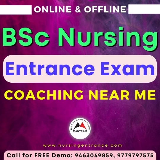 bsc nursing entrance exam coaching near me