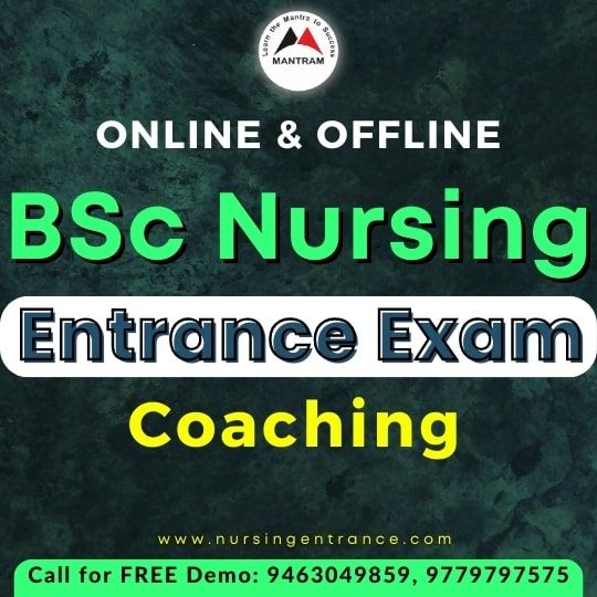 bsc nursing entrance exam coaching