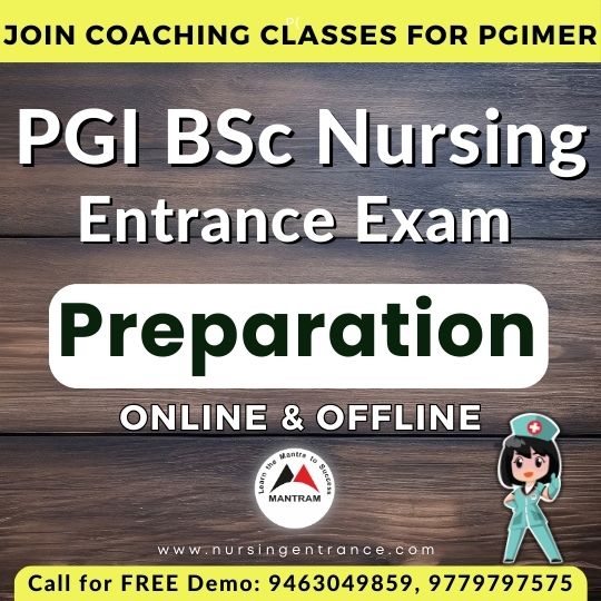 PGI BSc Nursing Coaching Fees