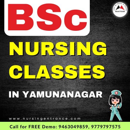 BSc Nursing Classes in Yamunanagar