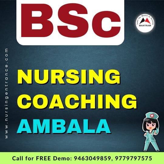 BSc Nursing Coaching Ambala