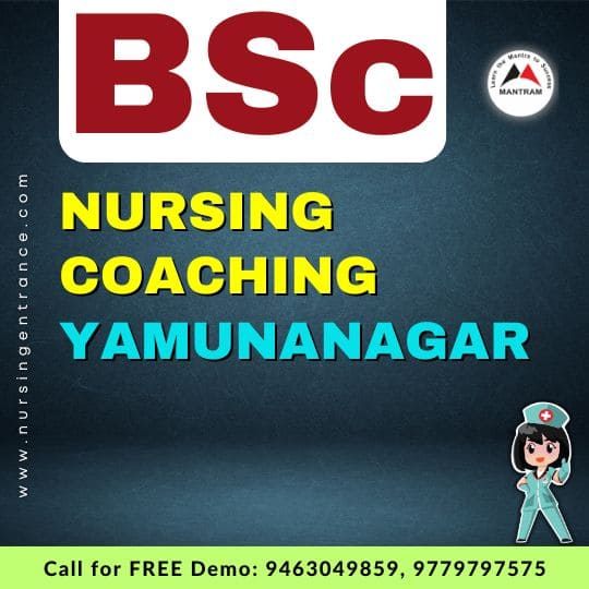 BSc Nursing Coaching Yamunanagar
