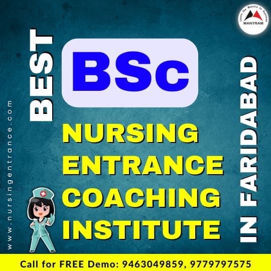 Best BSc Nursing Entrance Coaching Institute in Faridabad