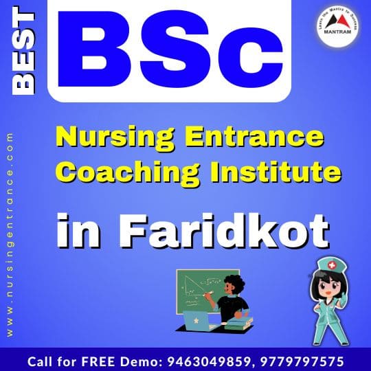 Best BSc Nursing Entrance Coaching Institute in Faridkot