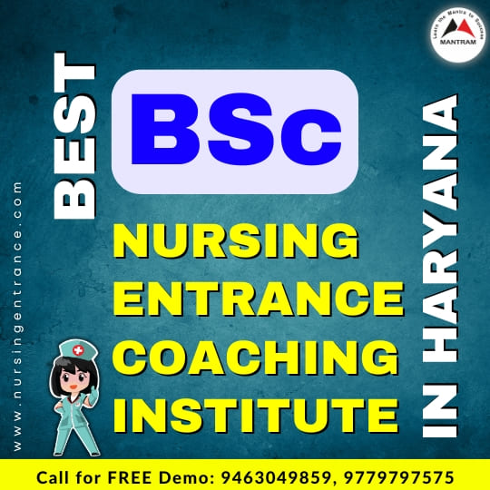 Best BSc Nursing Entrance Coaching Institute in Haryana