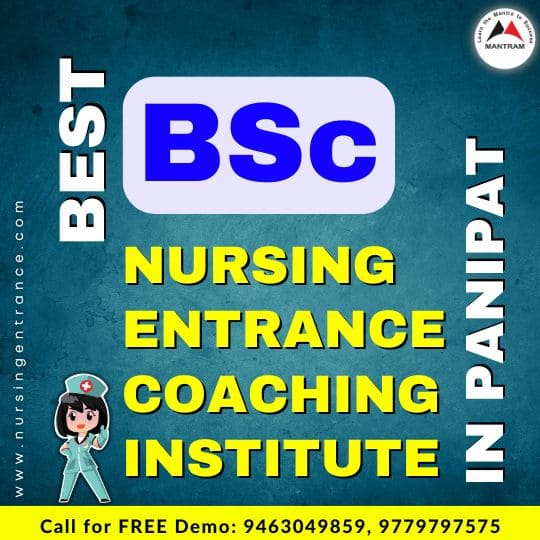 Best BSc Nursing Entrance Coaching Institute in Panipat