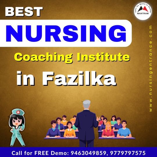 Best Nursing Coaching Institute in Fazilka