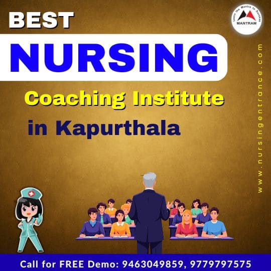 Best Nursing Coaching Institute in Kapurthala