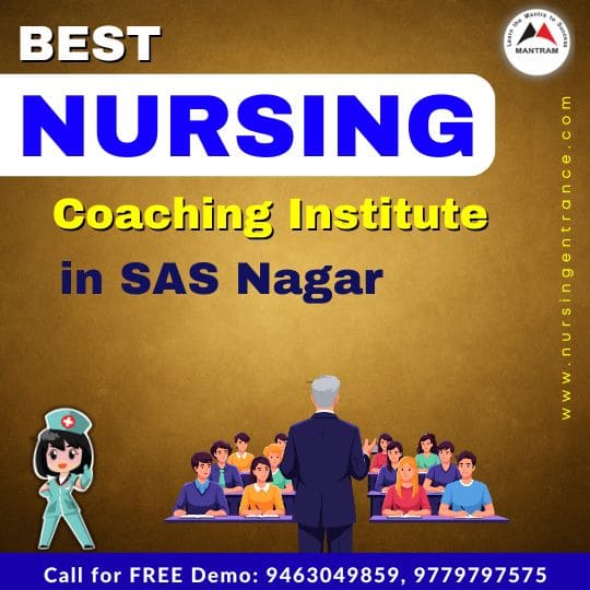 Best Nursing Coaching Institute in SAS Nagar