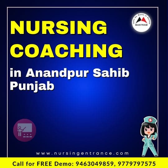 Nursing Coaching in Anandpur Sahib Punjab