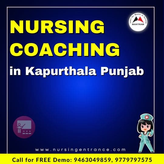 Nursing Coaching in Kapurthala Punjab