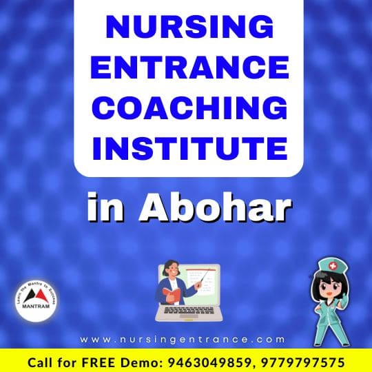 Nursing Entrance Coaching Institute in Abohar