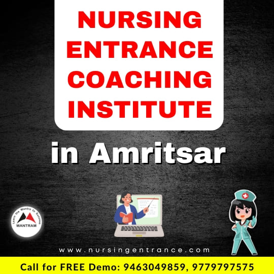 Nursing Entrance Coaching Institute in Amritsar