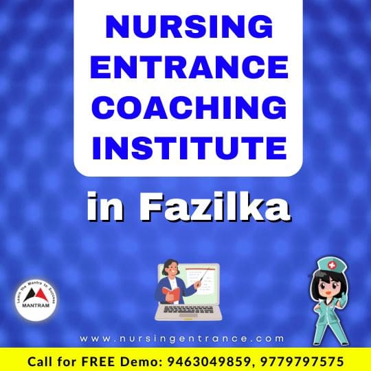 Nursing Entrance Coaching Institute in Fazilka