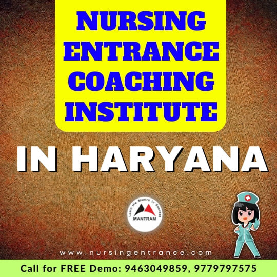 Nursing Entrance Coaching Institute in Haryana