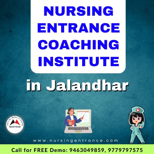 Nursing Entrance Coaching Institute in Jalandhar
