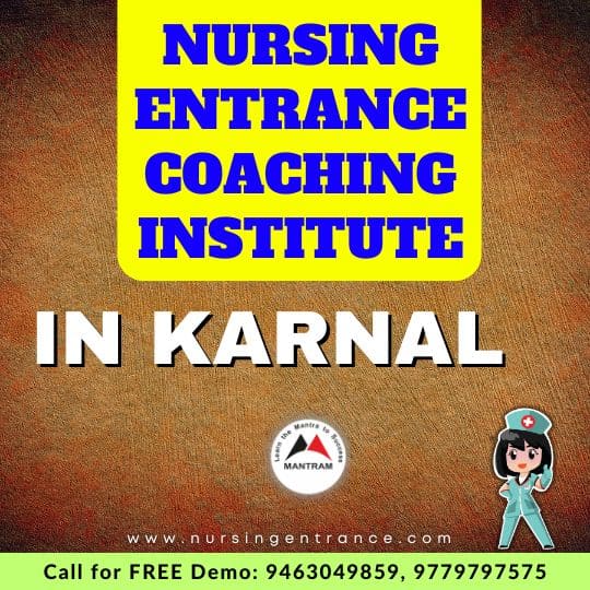 Nursing Entrance Coaching Institute in Karnal