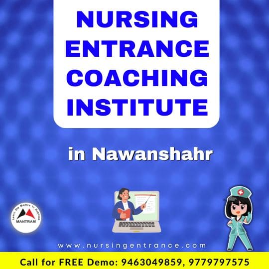 Nursing Entrance Coaching Institute in Nawanshahr