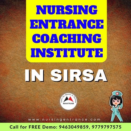Nursing Entrance Coaching Institute in Sirsa