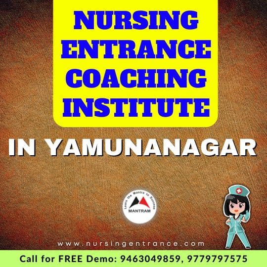 Nursing Entrance Coaching Institute in Yamunanagar