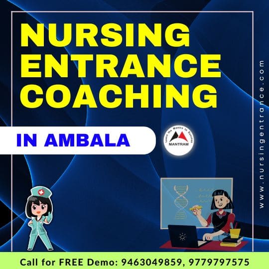 Nursing Entrance Coaching in Ambala