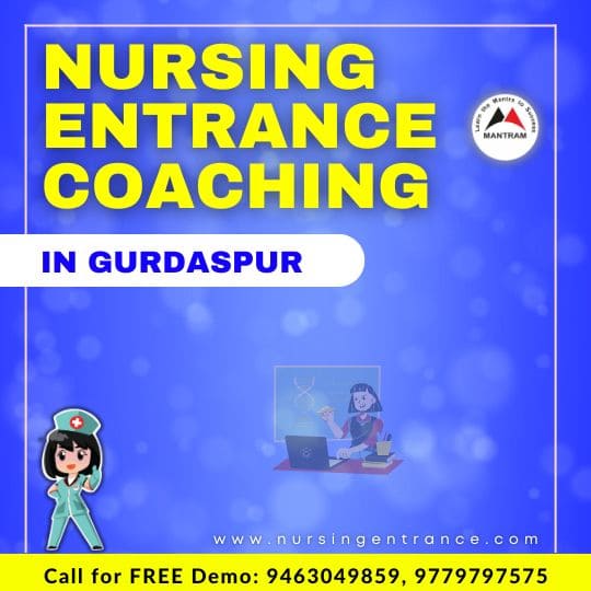Nursing Entrance Coaching in Gurdaspur