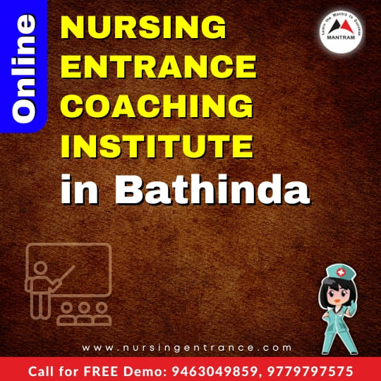 Online Nursing Entrance Coaching Institute in Bathinda