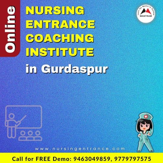 Online Nursing Entrance Coaching Institute in Gurdaspur
