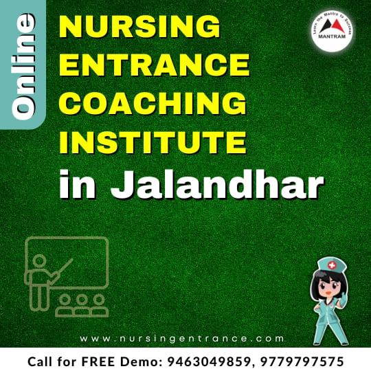 Online Nursing Entrance Coaching Institute in Jalandhar