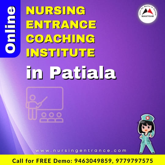 Online Nursing Entrance Coaching Institute in Patiala