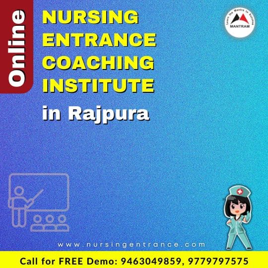 Online Nursing Entrance Coaching Institute in Rajpura