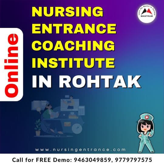 Online Nursing Entrance Coaching Institute in Rohtak