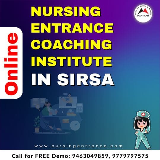 Online Nursing Entrance Coaching Institute in Sirsa