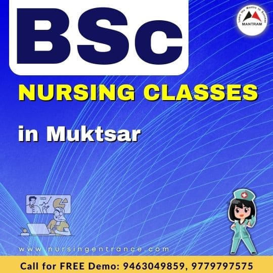 BSc Nursing Classes in Muktsar