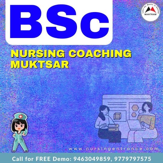 BSc Nursing Coaching Muktsar
