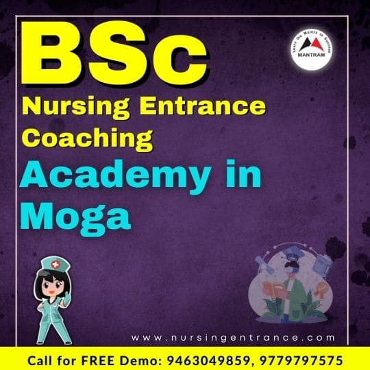 BSc Nursing Entrance Coaching Academy in Moga