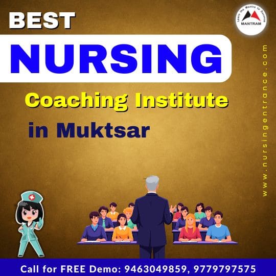 Best Nursing Coaching Institute in Muktsar