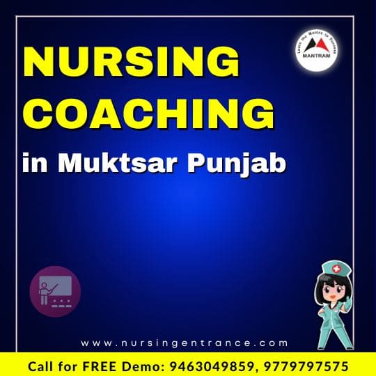Nursing Coaching in Muktsar Punjab